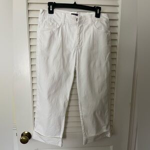 White Cropped Pants NYDJ